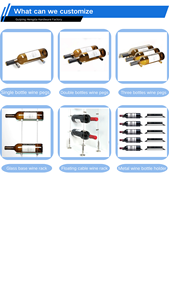 Giá để rượu, giá để ly, tủ rượu treo tường đa năng, có thể tùy chỉnh, linh hoạt, dùng cho nhà ở, phòng rượu - Product Image 4