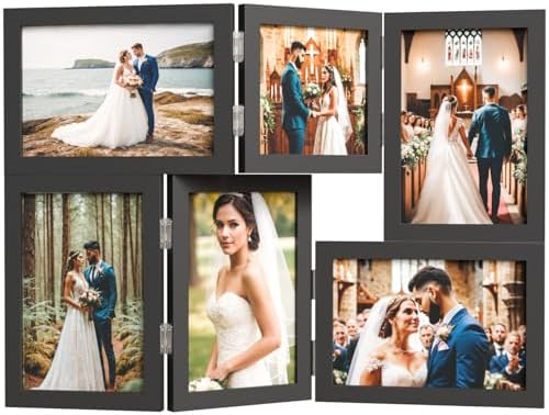 6 fori cornice foto nera