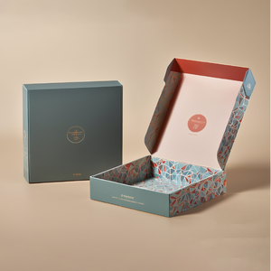 Scatola di spedizione personalizzata nastro <span class=keywords><strong>adesivo</strong></span> a strappo aperto postale scatole rigide laminatura opaca goffratura per spedizione commerciale - Product Image 3