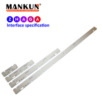 Module LED PCB 20*280mm Zhaga pour éclairage intérieur, module linéaire à courant constant 10W 196lm/w CRI 80, module LED SMD2835 280x20mm