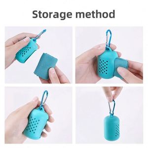 Nouvelle promotion : Serviette rafraîchissante mini de sport et de voyage de haute qualité avec étui en silicone - Product Image 5