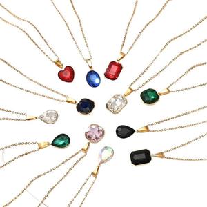 Collar con Colgante de Circonita para Mujer, Simple y Elegante, de Acero Inoxidable, con Forma de Corazón y Estrella, para Uso Diario, Ligero y Moderno - Product Image 5
