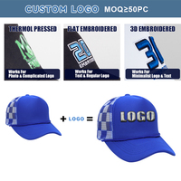 Casquette de baseball à grand bord, avec motif léopard et logo personnalisé Win, style bec de canard, casquette de camionneur légèrement incurvée en mousse respirante
