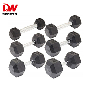 DW Quả Tạ Lục Giác Tập Thể Dục Thể Thao Bộ Tạ Đặc Bọc Cao Su Quả Tạ Lục Giác Hình Lục Giác - Product Image 4