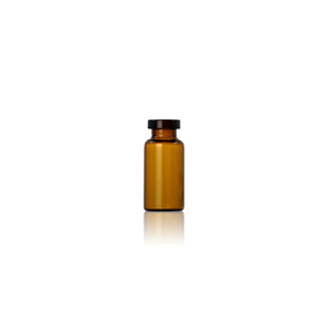 Flacon de poudre lyophilisée personnalisé, emballage pharmaceutique brun anti-lumière pour produits de santé avec bouchon - Product Image 3