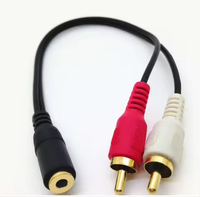 Cable Universal para Videocámara DV AV con Conectores S-Video y RCA, Revestimiento de PVC, Blindaje Trenzado, Longitud Personalizable