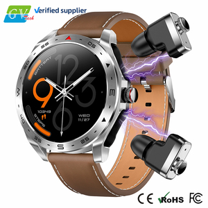 Reloj Inteligente 2 en 1 con Auriculares TWS, Monitor <span class=keywords><strong>de</strong></span> <span class=keywords><strong>Actividad</strong></span> Física para Hombre, Monitor <span class=keywords><strong>de</strong></span> Ritmo Cardíaco y Sueño, Resistente al Agua IP67 para Deportes al Aire Libre - Product Image 1