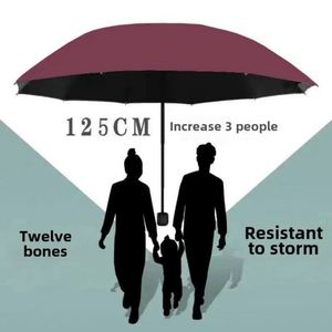 OEM Factory Wholesale Auto-Open Golf <b>Umbrella</b> Big Size <b>Windproof</b> UV Proof Custom Logo Print Straight Promotional Gift Cheap - Product Image 4