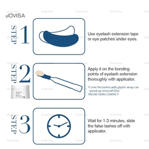 Crema Removedora de Lifting de Pestañas con Aceite de Germen de Trigo Certificado por JOVISA SGS, 15g, Removedor de Acción Rápida para Ojos Sensibles, Hecho en Corea - Product Image 4