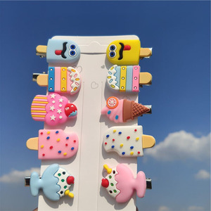 Wholesale Rainbow Cute Hair Clips Cartoon Animal <strong>Bobby</strong> <strong>Pin</strong> Lovely Mini Kids Hair Clips for Girls - Product Image 4