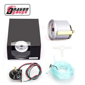 Dragon car meter for do6031 white shell 52mm blue led car <strong>turbo</strong> <strong>pressure</strong> 1 2 bar psi <strong>turbo</strong> boost <strong>gauge</strong> - Product Image 3