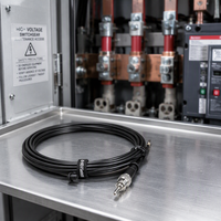 Sonde thermique optique résistante à la chaleur pour contact de barre omnibus de commutateur haute tension et capteur de fibre optique pour disjoncteur