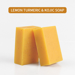 Jabón <span class=keywords><strong>Facial</strong></span> Artesanal de Cúrcuma, Limón, Ácido Kójico y Jengibre con Ingredientes Naturales y Ecológicos - Product Image 3