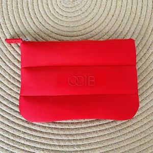 Sac à cosmétiques imprimé en silicone 3D, sacs de maquillage en néoprène, sac de rangement cosmétique matelassé pour femmes, hommes, voyage, plage, extérieur - Product Image 6