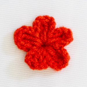 Fleurs artificielles en coton au crochet de 3,5 cm pour la décoration intérieure, accessoires de couture doux, collection printemps, vente en gros - Product Image 1