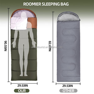 Sobre mochilero ligero 4 estaciones al aire libre adultos individual Camping saco de dormir para senderismo aventuras al aire libre - Product Image 4