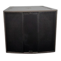 Équipement audio professionnel, 1300W RMS, 2600W de crête, 280 aimants, 125mm de bobine vocale, subwoofer puissant de 21 pouces, haut-parleur DJ