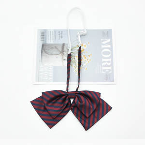 Campus JK Tie Stripe Butterfly Collar Hôtel Hôtesse <span class=keywords><strong>de</strong></span> <span class=keywords><strong>l</strong></span>'air Uniforme <span class=keywords><strong>de</strong></span> baccalauréat Uniforme scolaire Polyvalent et universel - Product Image 4