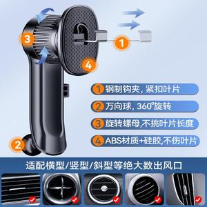 Soporte para Teléfono de Coche 2025, Antichoque, Estable, para el Tablero, No Bloquea la Ventilación - Product Image 5