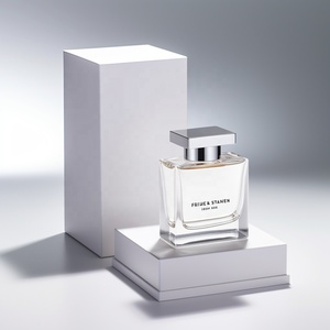 Usine en gros personnalisé de haute qualité de luxe minimaliste parfum emballage Carton boîte en fer blanc bouteille de parfum ensemble - Product Image 5