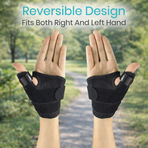 Attelle de pouce respirante personnalisée, support de poignet réglable pour main gauche ou droite - Product Image 3