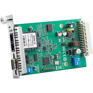 Módulo convertidor de fibra óptica Moxa TCF-142-S-SC-RM, conector SC monomodo - Product Image 1