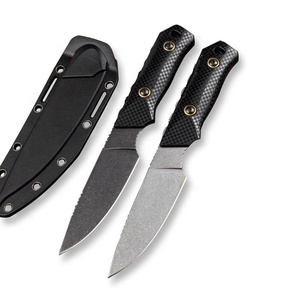 Couteau de chasse à lame fixe BM Raghorn 15600OR, manche intégral, acier inoxydable D2, avec étui, couteau de camping EDC pour extérieur, OEM - Product Image 1