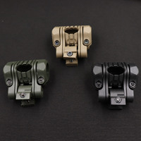 Accessoire de casque tactique pour rail de moto, compatible lampe torche, pince réglable à cinq positions, rail de 20 mm, fabriqué à Guangzhou
