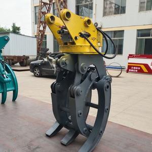 Equipo forestal, excavadora de agarre de, agarre de madera giratorio hidráulico, agarre de piedra de madera para excavadora - Product Image 5