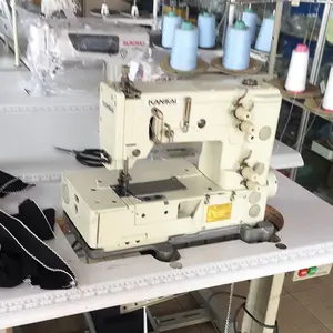 wholesale Kansai 302 decoration zigzag sewing machine flatbed 4 point 1 or 2 needle double chainstitch machine