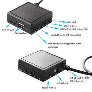 Module Blue Tooth pour voiture 6 broches AUX TF <span class=keywords><strong>Adaptateur</strong></span> USB Wireless Radio Player Stereo Audio Module pour Renault 2005-2011 Car Blue Tooth - Product Image 5