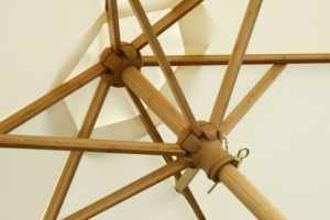 Paraguas de madera hecho a mano para Patio, sombrilla de ganchillo de lujo con borlas de algodón de 2,5 m, cuerdas de macramé, paraguas abierto con flecos - Product Image 5