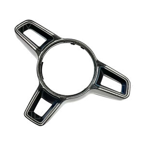 Embellecedor de cubierta decorativa para volante de fibra de carbono para <span class=keywords><strong>Porsche</strong></span> 911 992 Panamera Cayenne <span class=keywords><strong>Macan</strong></span> 2017 2018 2019, accesorios para coche - Product Image 3