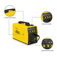 Offre Spéciale JUBA Nouveau Soudeur Inverter IGBT MIG/MAG/MMA MIG-200B 230V 40-200A Cycle de Travail 35% Efficacité 85% IP21S 50/60Hz