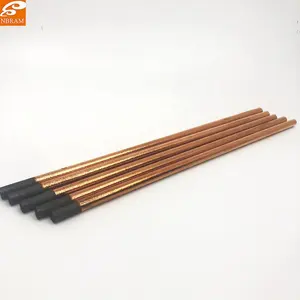 La industria de soldadura recubierto de cobre Barras de carbono 10mm varilla de fibra de carbono