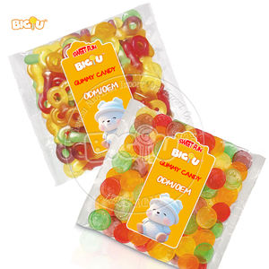 Venta al por mayor delicioso amargo/dulce cara sonriente en forma de dulces masticables dulces de goma apoyo personalización - Product Image 3