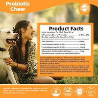 Disponible en stock : Friandises à mâcher probiotiques pour chats et chiens, complément alimentaire doux, fonction digestive saine, soutien immunitaire, soins quotidiens naturels pour animaux de compagnie