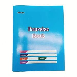 Supplies Bulk Order Custom Print A5 B5 A4 50 Sheets Saddle <b>Stitching</b> Art Paper Cover Rule Line School Exercise <b>Book</b> - Product Image 3
