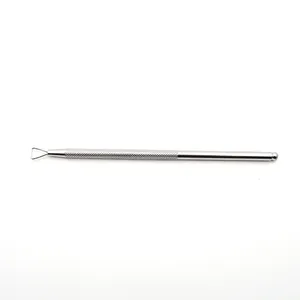 Shanghai MBA Nail Pusher Premium Stainless Steel Cuticle Pusher Hand File Nail Tools