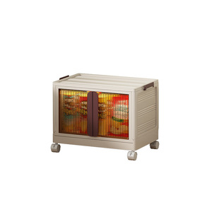 Bacs de rangement pliables empilables de grande capacité Conteneur pliable Organisateur <span class=keywords><strong>Cube</strong></span> Étagère d'armoire de rangement de cuisine en acier au carbone - Product Image 6
