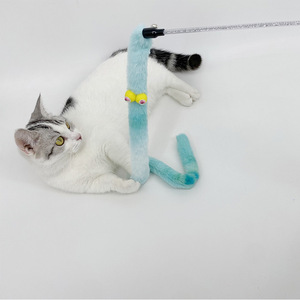 Juguete de peluche para gatos, mango largo, para aliviar el aburrimiento, para juegos interactivos - Product Image 1