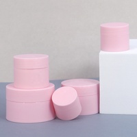 Pot en plastique pour crème cosmétique multicolores givrés de 5g, 15g, 20g, 30g, 50g, pots cosmétiques en plastique recyclé pour l'emballage cosmétique