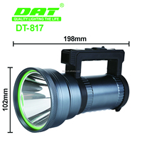 DT-817 100W blanc laser Led projecteur Rechargeable en aluminium torche lumière extérieure longue portée lampe de poche avec USB