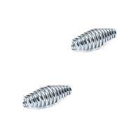 Ressort métallique conique double sur mesure de 4 mm pour serrures de porte, ressort de compression en fil de cuivre, laiton, acier au carbone, titane