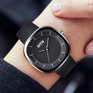 Montre-bracelet décontractée pour femmes, affichage analogique, bracelet orné de cristaux, élégante, simple, carrée, à quartz, pour hommes et femmes, blanche - Product Image 3