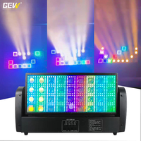 Luz de Fondo Thunder Curtain Blanco Cálido 36x3W DMX512 648pcs RGB Beam Wash LED Flash Estroboscópico Cabeza Móvil