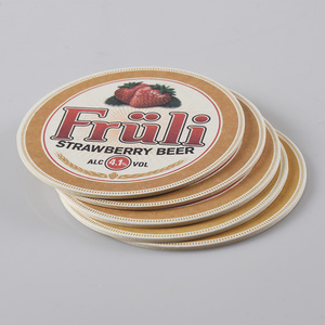 Venta caliente en forma de Ronda impreso taza de café de papel montaña rusa <span class=keywords><strong>para</strong></span> la casa - Product Image 2