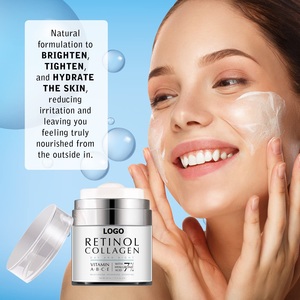 Crème de jour et de nuit au collagène pour femmes, logo personnalisé, beauté, resserrement de la peau, éclaircissante, raffermissante, antioxydante, crème pour le <span class=keywords><strong>visage</strong></span> - Product Image 1