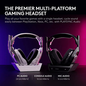 หูฟังเกมมิ่งไร้สาย Logitech G Astro A50 รุ่นดั้งเดิม รองรับหลายแพลตฟอร์ม พร้อมแท่นชาร์จ ไมโครโฟนตัดเสียงรบกวน - Product Image 3
