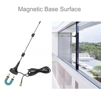 Antenne 433Mhz 470MHZ avec base magnétique pour IOT, radio amateur, amplificateur de signal, câble RG174 de 3 mètres, antenne Lora à double ressort